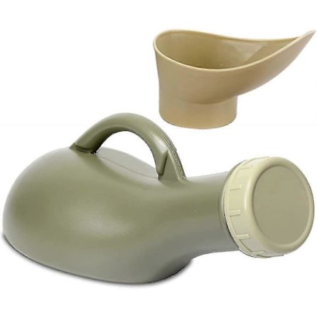 Bærbar unisex, kompatibel med mænd og kvinder, 1000 ml, spildsikre tisflasker, kompatibel med mænd med snaplåg, mandlige urinaler, tisbeholder M