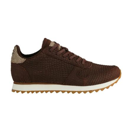 Woden Ydun Croco II - Chestnut Brun, Dame Sneakers, Størrelse: 36 EU
