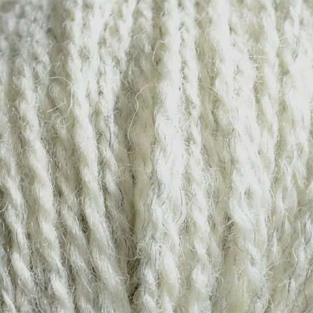 2-trådigt svenskt ullgarn ljusgrått – Mjukt naturligt stickgarn, One Size, Premiumgarn för virkning, DIY-projekt, nordisk hantverksmaterial