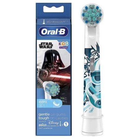 elitrisk tandborste barn - Oral-B - Stages Power Star Wars - mjuk ersättningstång