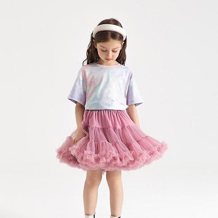 Lush pieni tyttövauvan tutuhame lapsille, pörröinen tyllihame tytöille, vastasyntyneen juhliin, prinsessatyttöjen vaatteet 1-15 vuotta