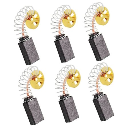 6-pak 145323-06 Kulbørster Udskiftningskulbørster til Dw705 Dw708 Dw744 Dw361 og mere, erstatter også 145323-02