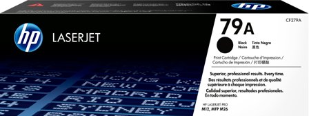 HP 79A svart original LaserJet-tonerkassett, 889894680617