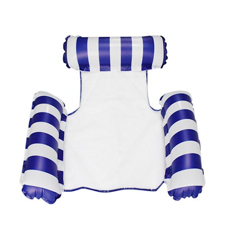 Oppustelig Flydende Swimmingpool Vandstol til Voksne Bærbar Pool Hængekøje Vandflydende Lounge til Udendørs Strand Pool Sø