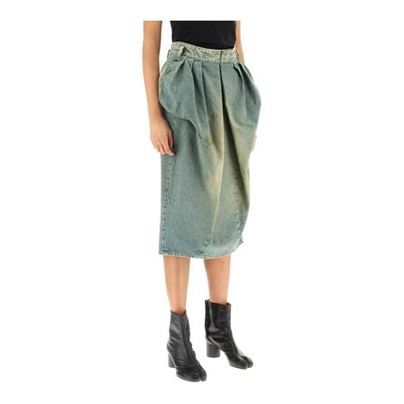 Maison Margiela Denim Skirts Blå, Dame