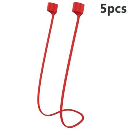 Hörlurar Anti-förlustband Hörlurssnöre RÖD röd
