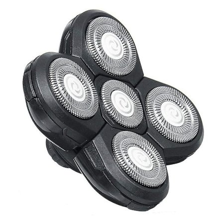 5 barberhoder, barberhoderstatning for elektrisk barberhøvel barbering av skallet verktøy | Enkel installasjon hode og ansikt elektrisk barberhøvel 