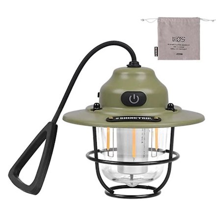 Sladdlös Campinglampa Bärbar Hängande Lampa Utomhus Retro Tältlampa Hem Atmosfär Lampa Flerläges USB Uppladdningsbar Lampa