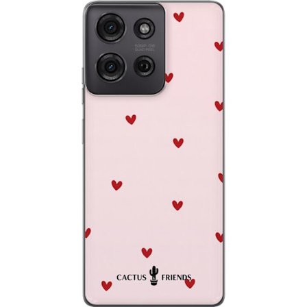 Kompatibelt Mobildeksel til Motorola Motorola Moto G75 Cactus and Friends – HeartSprinkle