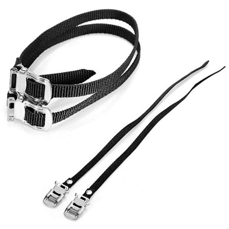 1 par cykelpedal tåstropper universelle erstatningsfodpedalstropper til motionscykel/cykel