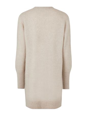 Brook Knit Cape Strikkegenser Cardigan Creme Second Female*Betinget Tilbud