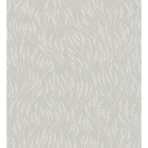Littlephant Grey Meadow Wallpaper One Size - Home accessories - One size - Grey