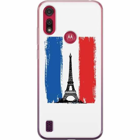 Motorola Moto E6s (2020) Genomskinligt Skal Frankrike