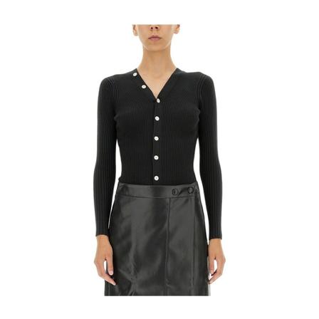 Proenza Schouler Ribbed Vest , Zwart , Dames , Maat: L Vesten