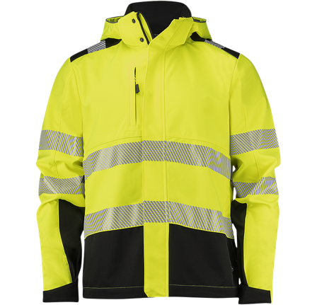 Texstar FJ87120990220 Softshelljakke Hi-Vis gul/svart Hi-Vis gul/svart, Klær
