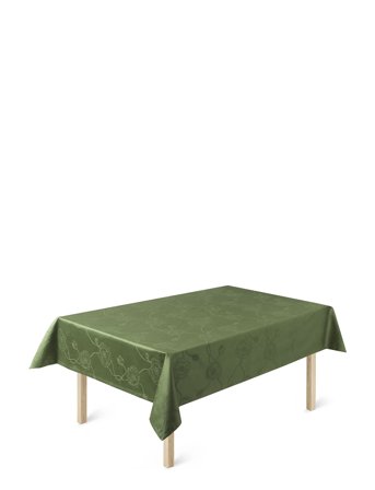 Hammershøi Poppy Damaskdug 150X270 Cm Grøn Green Kähler