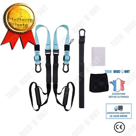 TD Suspension Exercise Strap Fitness Kit för multifunktionell styrketräning