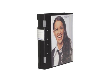 KEBA Gaffelpärm ergo A4+ folieficka svart - Lyreco - Kontorsmaterial - Pärmar och register - Gaffelpärmar i plast