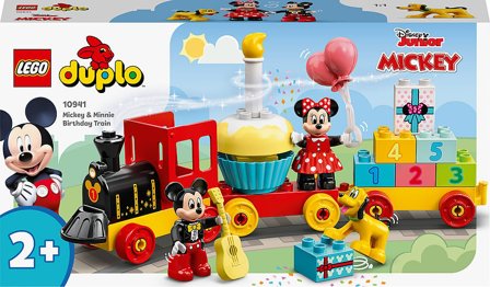 Lego Duplo Disney Mickey & Minnies Fødselsdagstog Byggelegetøj 10941, Børn & Forældre, Motorik & Bevægelse, Klodser Og Stabletårne