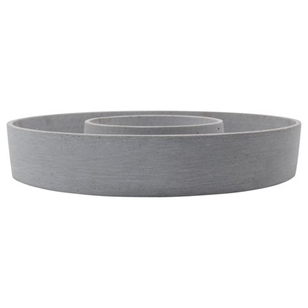 House Doctor The Ring Lysestage 35 cm - Grå | KitchenOne