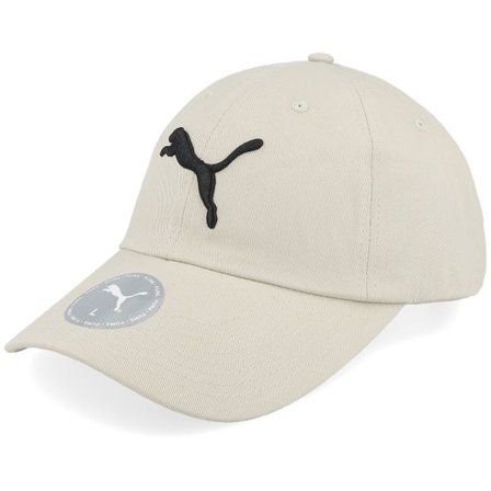 Puma - Beige unconstructed Keps - Essential Puma Cat Bb Cap Beige Dad Cap @ Hatstore