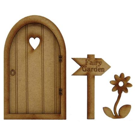 Fairy Dörr och Fönster Set För Träd Miniatyr Trä Fairy Pixie Trädgård Utomhusdekor för Hem Barn 10