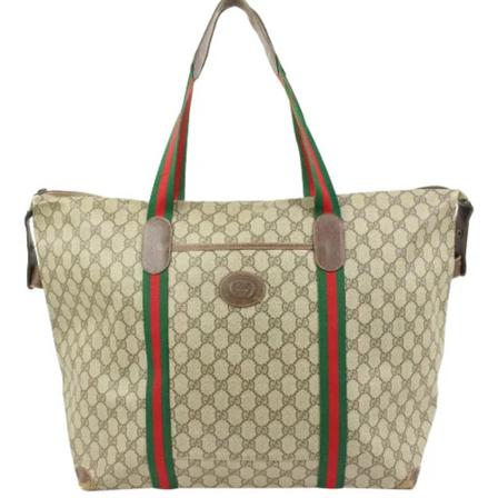 Gucci Vintage Pre-owned Tas , Beige , Dames , Maat: ONE Size Vintage Tassen