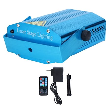 LED-projektorlys Bærbar DJ-scenelys med fjernkontroll for fest, bursdag, KTV US 100‐240V