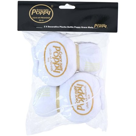 Luftfrisker i plysj 2-pakning - Hvit