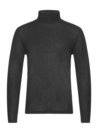 Jersey Roller Neck Top Black Filippa K