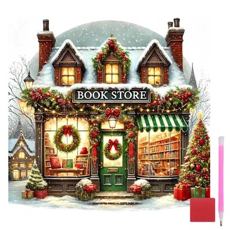 Diamond Painting Kits til voksne DIY 5D Diamond Art Paint med runde diamanter Fuld bore Gem Art Boghandel Maleri Kit til Home Wall Decor Gaver