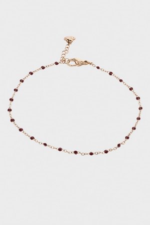 CAMILLA PIHL - The Terracotta Bead Anklet - Terracotta - 24