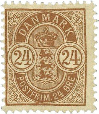 Danmark 1901 - AFA 39 - Ubrugt