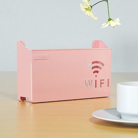 Trådløs Wifi Router Hylde Opbevaringsboks, Vægmonteret Abs Plast Organizer Box, Kabel Strøm Braket Organizer Box