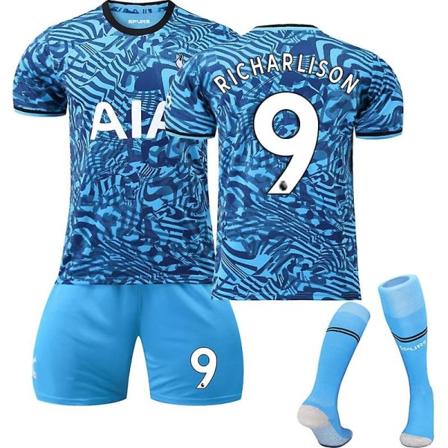 22-23 Ny Tottenham Udebanetrøje Fodboldtrøje SON 7 Børn 28(150-160CM) RICHARLISON 9 Børn 20(110-120CM)