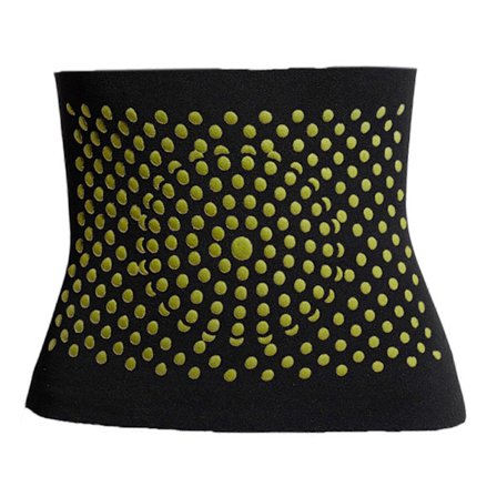 Heating Belt Back Warmer Self-Heating Wormwood Back Support Belt Lumbar Support Belt Elastic Heating Belt Grey