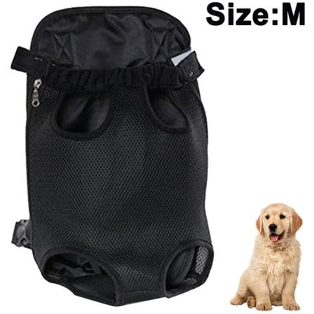 Ryggsäck för husdjur, justerbar, säker, för katt och hund, med framfickor, lätt, huvud och ben kan komma ut, handsfree, för resor, vandring och 