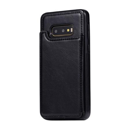 Samsung Galaxy S10e - Cover med pung/kortrum Svart