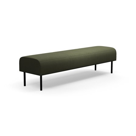 Modulsofa VARIETY, 3-Sitzer, Stoff Blues CSII, oliv