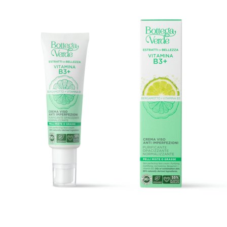 BOTTEGA VERDE Estratti di bellezza Crema Viso Anti Imperfezioni 50ml - Crema viso giorno antimperfezioni