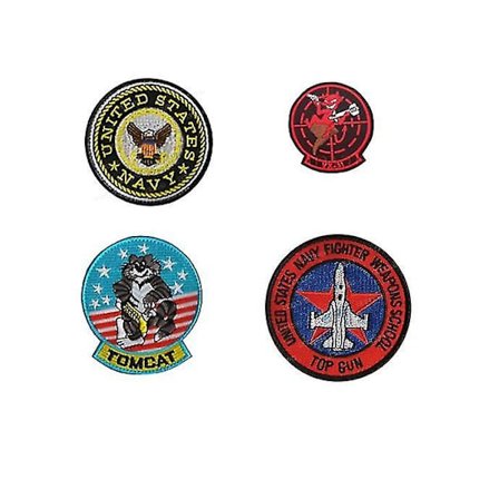 2025 Ny Top Gun Usa Armbindel Kardborremärke 4st