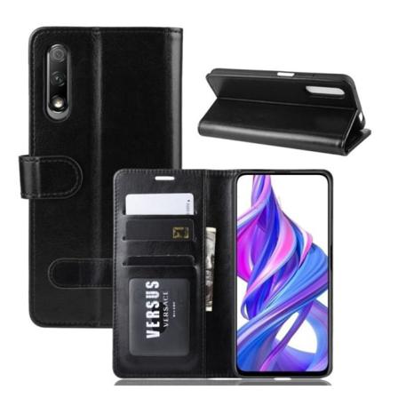 Huawei P Smart Pro Plånboksfodral Pu-läder 4-fack Svart
