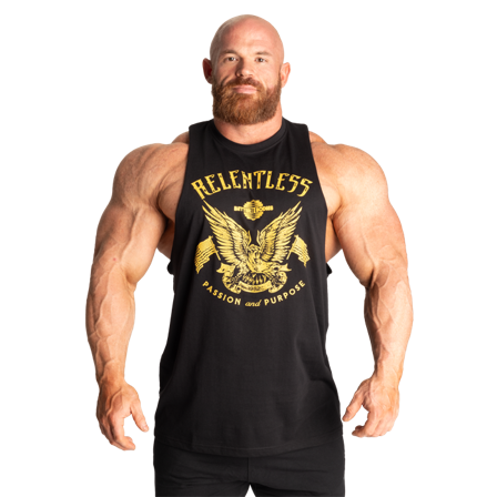 Better Bodies Relentless Cut Out T‐Skjorte Svart Gul