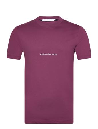 Calvin Klein Jeans Institutional Tee Burgundy