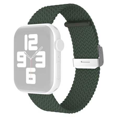 Apple Watch (45 mm) klockarmband i enkel nylon - Olivgrön