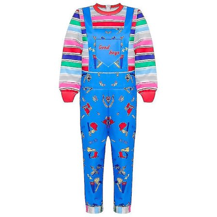 Børns Drenge Kostume Legedukke Chucky Karneval Udklædning -a