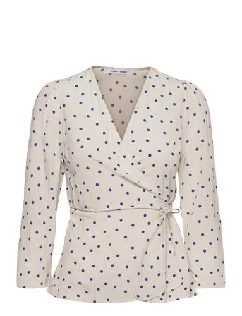 Britt Wrap Blouse Aop 10864 Patterned Samsøe Samsøe
