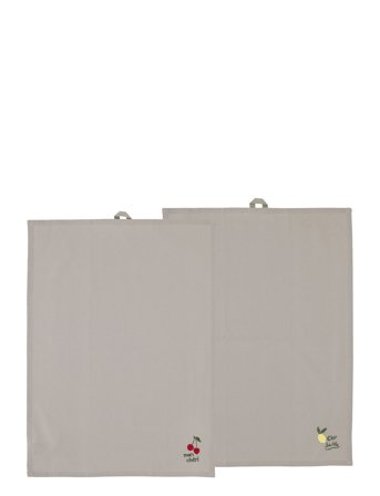 Södahl Viskestykke Bistro 2 Stk. - Grey - 50X70CM x 70