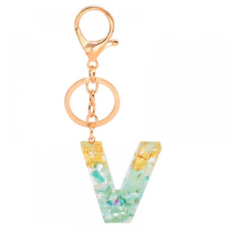 Dam Tassel Stor Bokstav Nyckelring, Bokstav Nyckelring Charm Ke