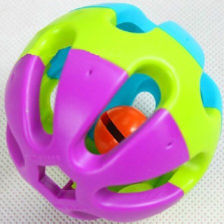 Pet Fugl bider Legetøj Papegøje Tygge Bold Legetøj Gyngebur Hængende Coc